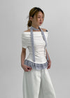 Tomsner Set – Off-Shoulder Tee & Muffler