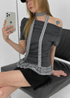 Tomsner Set – Off-Shoulder Tee & Muffler