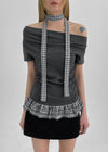 Tomsner Set – Off-Shoulder Tee & Muffler