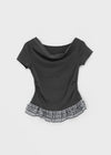 Tomsner Set – Off-Shoulder Tee & Muffler