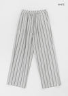 [MADE] Polyp Linen Stripe Banding Pants