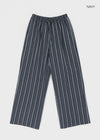 [MADE] Polyp Linen Stripe Banding Pants