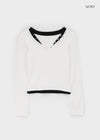 Snapfit Snap Colorblock Long Sleeve Tee