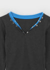 Snapfit Snap Colorblock Long Sleeve Tee