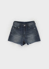 Lailin Cutting Denim Shorts