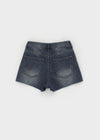 Lailin Cutting Denim Shorts