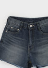 Lailin Cutting Denim Shorts