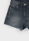 Lailin Cutting Denim Shorts