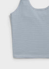 [B-BASIC] Summer Stripe Halter Sleeveless