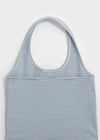 [B-BASIC] Summer Stripe Halter Sleeveless