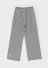[B-BASIC] Summer Stripe Wide Banded Pants