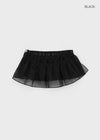 Kechu Sheer Layered Wrap Skirt