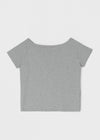 [MADE] Louvre Off-Shoulder Short Sleeve T-shirt