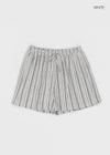 [MADE] Polyp Linen Stripe Banding Shorts