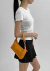 Koiche Buckle Mini Hobo Bag (Genuine Leather)