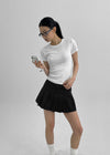Denimo Dot Round Short Sleeve Tee