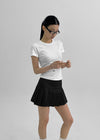 Denimo Dot Round Short Sleeve Tee