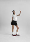 Denimo Dot Round Short Sleeve Tee