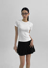 Denimo Dot Round Short Sleeve Tee