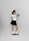 Denimo Dot Round Short Sleeve Tee