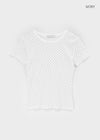 Denimo Dot Round Short Sleeve Tee