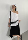 Ramtune Studded Wide Leather Belt