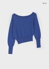 Marshan Asymmetric Off-Shoulder Summer Knit