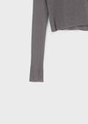 Tiang Knit Crop Linen Cardigan
