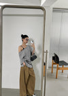 Tureming Loose Fit Asymmetrical Shoulder T-Shirt