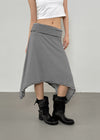 [MADE] Rami Asymmetric Midi Skirt