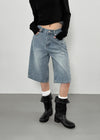 [MADE] Summer Boyish Bermuda Denim Pants