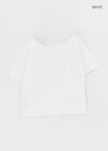 Tureming Loose Fit Asymmetrical Shoulder T-Shirt