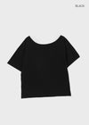 Tureming Loose Fit Asymmetrical Shoulder T-Shirt