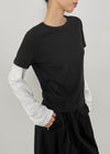 Sioton Layered Long Sleeve Tee
