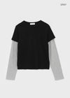 Sioton Layered Long Sleeve Tee