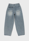 Chemnock Washed Distressed Wide Denim Pants