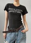Roverin Slim Lettering T-Shirt