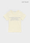 Roverin Slim Lettering T-Shirt