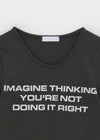 Roverin Slim Lettering T-Shirt