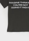 Roverin Slim Lettering T-Shirt
