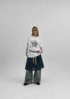Showcom Loose Fit Printed Short Sleeve Tee