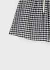 Tupel Check Tiered Midi Skirt