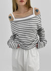 Beldeau Contrast Layered Sleeveless Top