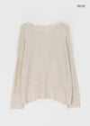 Defab Boat Neck Linen Summer Knit