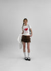 Lowden Printed Semi-Crop Short Sleeve Tee