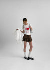 Lowden Printed Semi-Crop Short Sleeve Tee