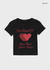 Lowden Printed Semi-Crop Short Sleeve Tee