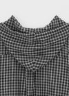 [MADE] Shrut Check Summer Loose Fit Hooded Shirt