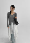 [MADE] Confor Linen Ribbed Knit Cardigan