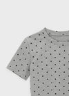 Kongking Dot Crop Short Sleeve Tee